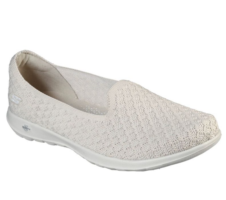 Skechers Dam Beige Platta Skor - Gowalk Lite - Lulu - Sverige (MULFG-0832)